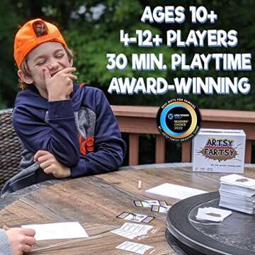 TwoPointOh Games Artsy Fartsy - Fun Family Games for Kids and Adults. Winner of USA Today's Best Gif...