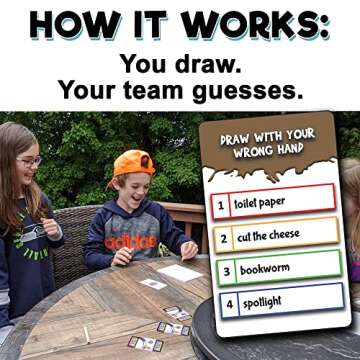 TwoPointOh Games Artsy Fartsy - Fun Family Games for Kids and Adults. Winner of USA Today's Best Gift for Families National Award