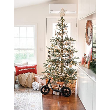 JOYSTAR 10 Inch Toddler Balance Bike 2 Year Old Push Bicycle with Footrest Glider Bikes Toddler Bike No Pedal Bicycle for Baby Birthday Gifts for 2-4 Boys Black