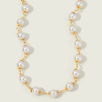 MEVECCO 14K Gold Pearl Bracelet Elegant Adjustable Jewelry