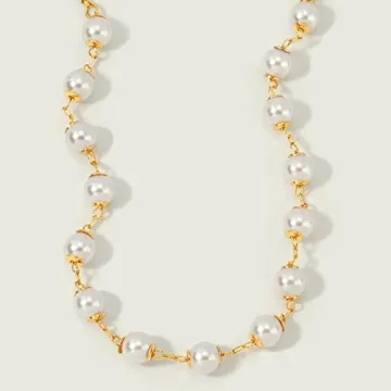 MEVECCO 14K Gold Pearl Bracelet Elegant Adjustable Jewelry