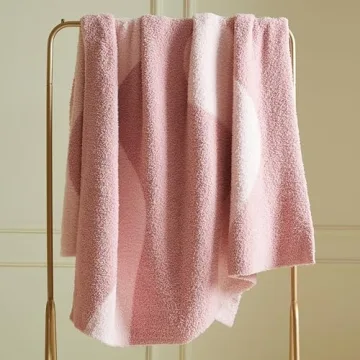 Fuzzy Reversible Microfiber Throw Blanket for All Seasons