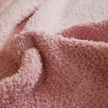 Fuzzy Reversible Microfiber Throw Blanket for All Seasons