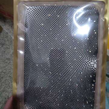 Women's Black Sexy Fishnet Thigh High Stockings With Diamond Shine Small Net Hot Drilling Mesh Socks