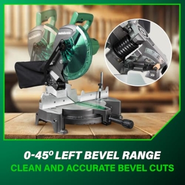 Metabo HPT 10-Inch Miter Saw for Precise Cutting