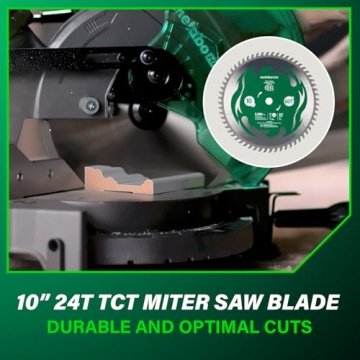 Metabo HPT 10-Inch Miter Saw for Precise Cutting