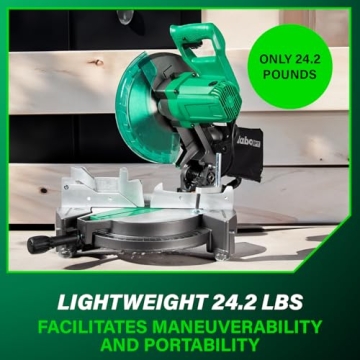 Metabo HPT 10-Inch Miter Saw for Precise Cutting