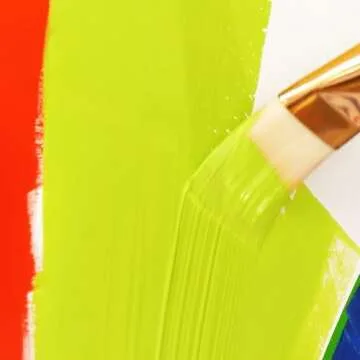 SoFlat Matte Acrylics by GOLDEN, Yellow Green, 2 fl. oz. Jar, Professional Acrylic Paint, Semi-Opaque