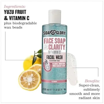 Soap & Glory 3-in-1 Exfoliating Cleanser for Radiant Skin