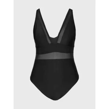 CUPSHE Plus Size V Neck One Piece Swimsuit