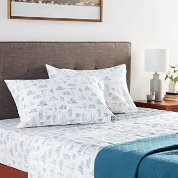 Nautica Queen Cotton Sheet Set for Cool Comfort