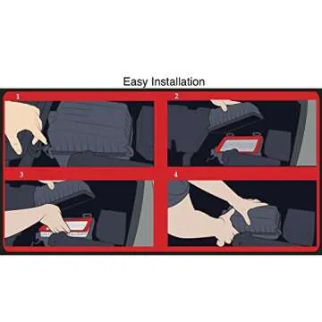 EPAuto GP564 (CA9564) Replacement for Honda/Acura Rigid Panel Engine Air Filter for Accord L4 (2003-2007), TSX (2004-2008)