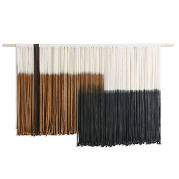 Boho Dip Dye Macrame Wall Hanging - 59''W*35''L