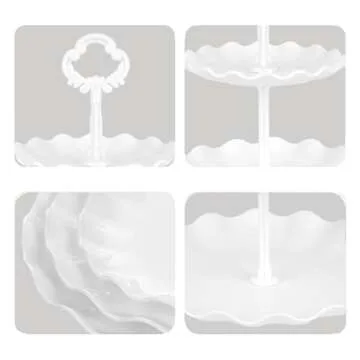 NWK 5 Piece Cake Stand Set for Weddings and Parties