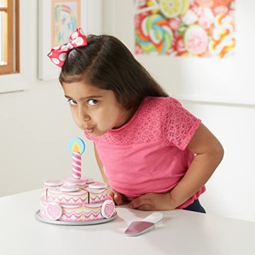 Melissa & Doug Triple-Layer Party Cake Set for Kids