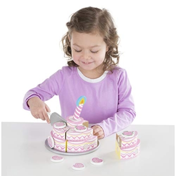 Melissa & Doug Triple-Layer Party Cake Set for Kids