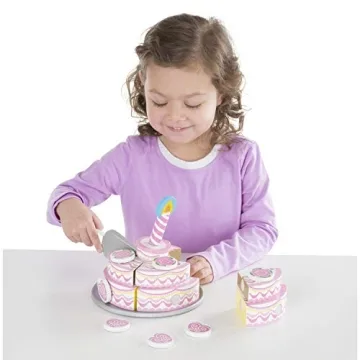 Melissa & Doug Triple-Layer Party Cake Set for Kids