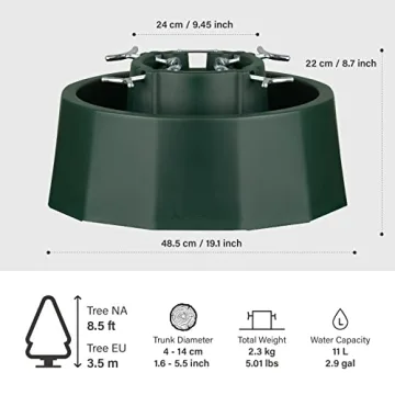 Tree Nest Robust Christmas Tree Stand for Real Trees