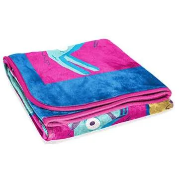 Fortnite Blue Llama Travel Blanket - Measures 40 x 50 inches, Bedding Features Warhol Design - Fade Resistant Super Soft Plush Fleece (Official Product)