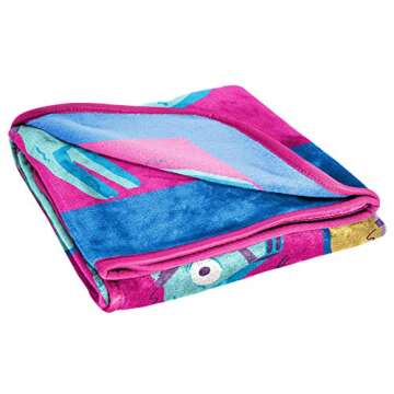 Fortnite Blue Llama Travel Blanket - Measures 40 x 50 inches, Bedding Features Warhol Design - Fade Resistant Super Soft Plush Fleece (Official Product)
