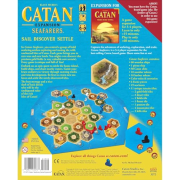 CATAN Seafarers Expansion - Explore, Settle, and Conquer Isles!