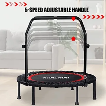 Kanchimi 48" Indoor Rebounder Trampoline for Fun Fitness