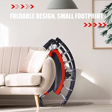 Kanchimi 48" Indoor Rebounder Trampoline for Fun Fitness