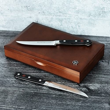 Wusthof Classic Steak Knife Set Wood Case 6 Piece