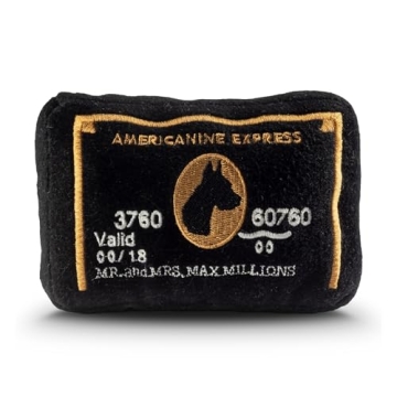 Dog Diggin Designs Squeaky Credit Card Plush Toy for Dogs