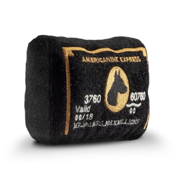 Dog Diggin Designs Squeaky Credit Card Plush Toy for Dogs