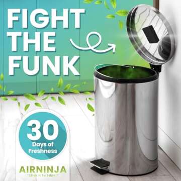 Trash Can Deodorizer Odor Eliminator - Garbage Can & Diaper Pail Deodorizer compatible with Dekor Mu...