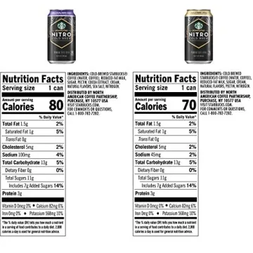 Starbucks Nitro Cold Brew 8 Pack - Sweet Cream Variety