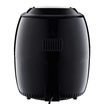 GoWISE USA GW22921-S 8-in-1 Digital Air Fryer with Recipe Book, 5-Qt, Black