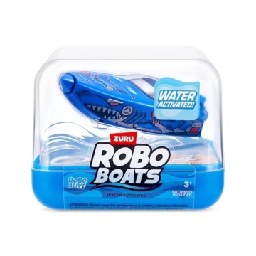 Robo Alive Robo Boats, Shark Boat 2 Pack for Kids