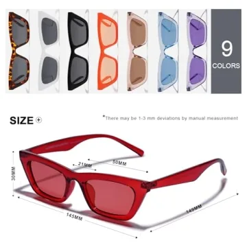 VANLINKER Cat Eye Sunglasses with UV Protection