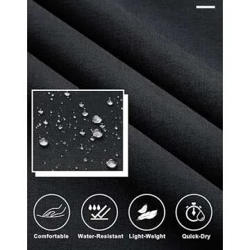 Libin Mens Golf Pants - Quick Dry Lightweight Comfort