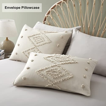 Oli Anderson Queen Tufted Duvet Cover Set - Soft & Stylish