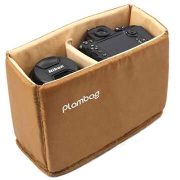 Plambag Lightweight DSLR Camera Bag - Stylish and Durable
