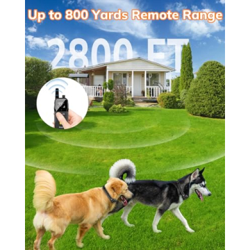 Dog Training Collar Remote 2800FT Waterproof Rechargeable