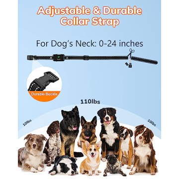 Dog Training Collar Remote 2800FT Waterproof Rechargeable