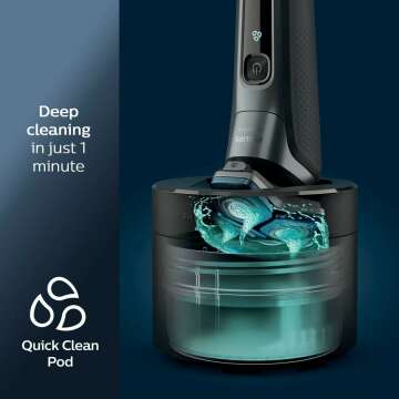 Philips Norelco Shaver 7700: Wet & Dry & Quick Clean