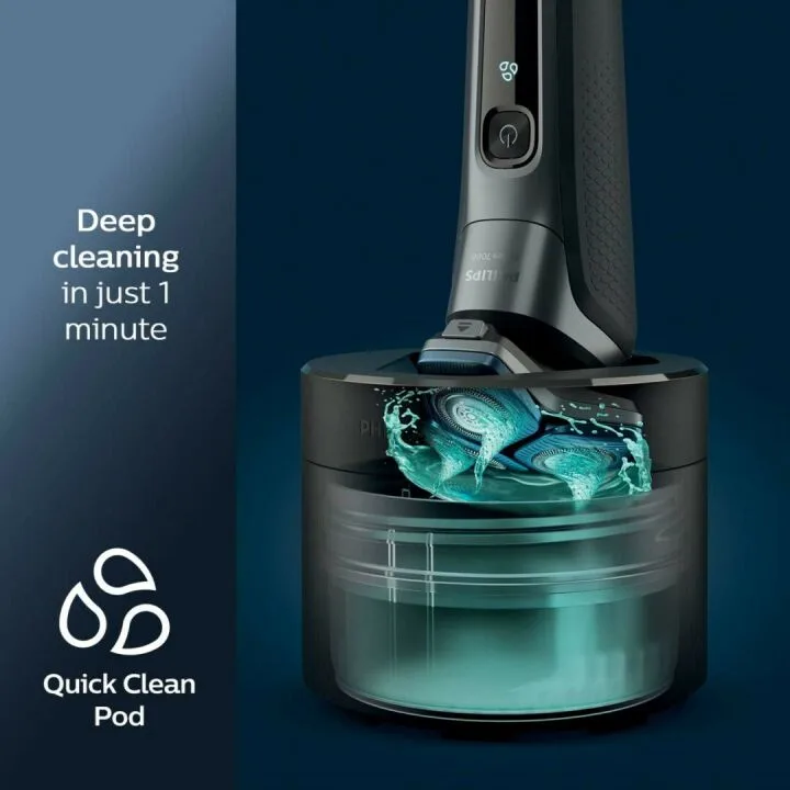 Philips Norelco Shaver 7700: Wet & Dry & Quick Clean