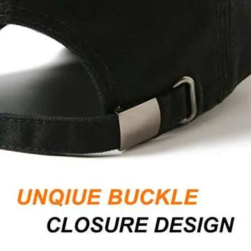 Lanzom Adjustable Vintage Cotton Baseball Cap for All