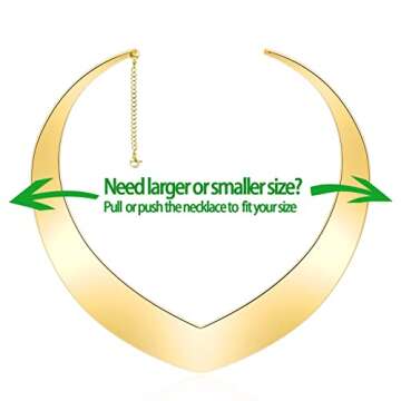 Gifytel Princess Costume Gold Necklace and Earrings Set