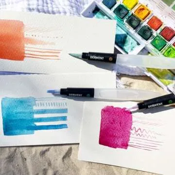 Derwent Waterbrush 3 Pack for Artists and Travelers