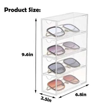 Stylish Sunglass Storage Box for Organized Living