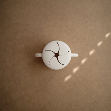 Mushie Silicone Snack Cup for Toddlers | Spill Proof