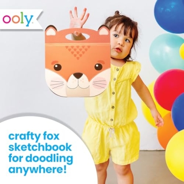 OOLY Carry Along Sketchbook for Kids - Fox Design