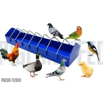 Ecjiuyi Pigeon Feeder - Durable Bird Feeding Solution 2pcs