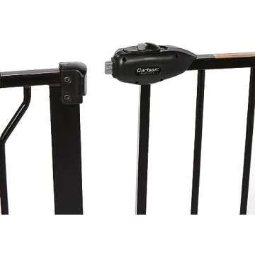 Carlson Extra Tall Walk Through Pet Gate with Small Pet Door